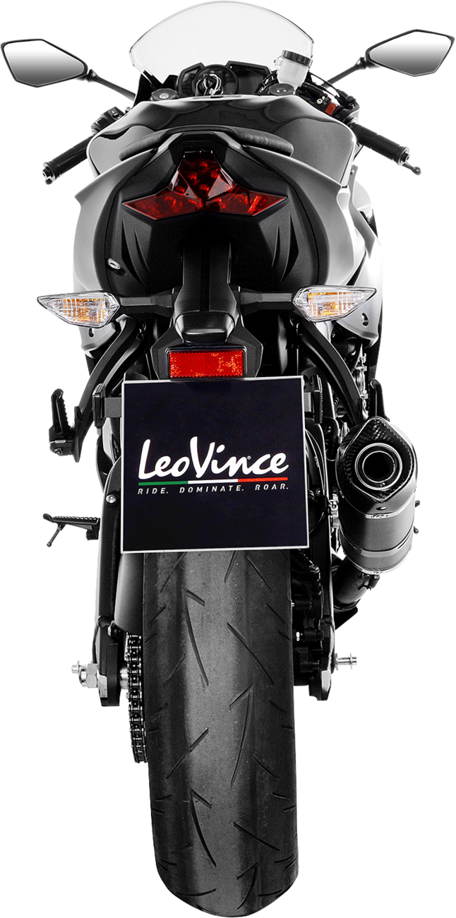 LeoVince Factory S Muffler - Carbon Fiber