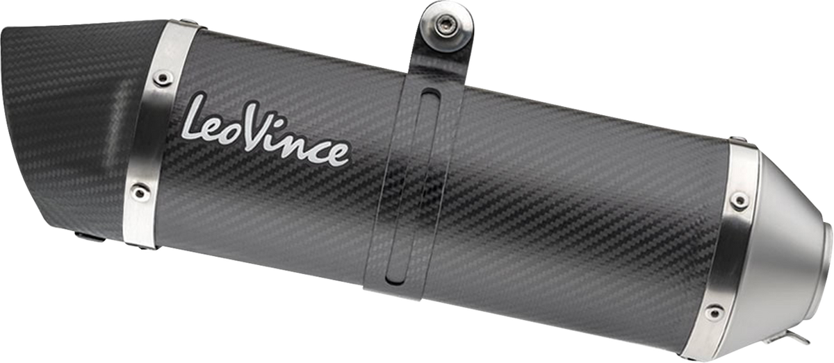 LeoVince Factory S Muffler - Carbon Fiber