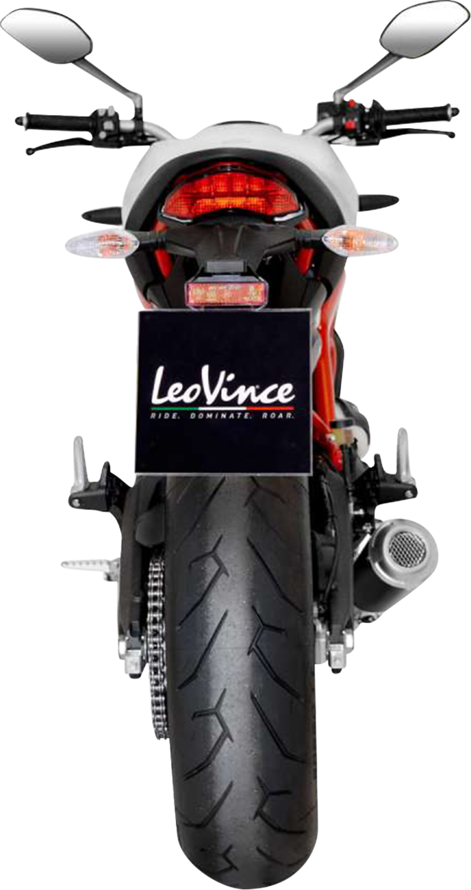LeoVince LV-10 Muffler - Black - LV10BK