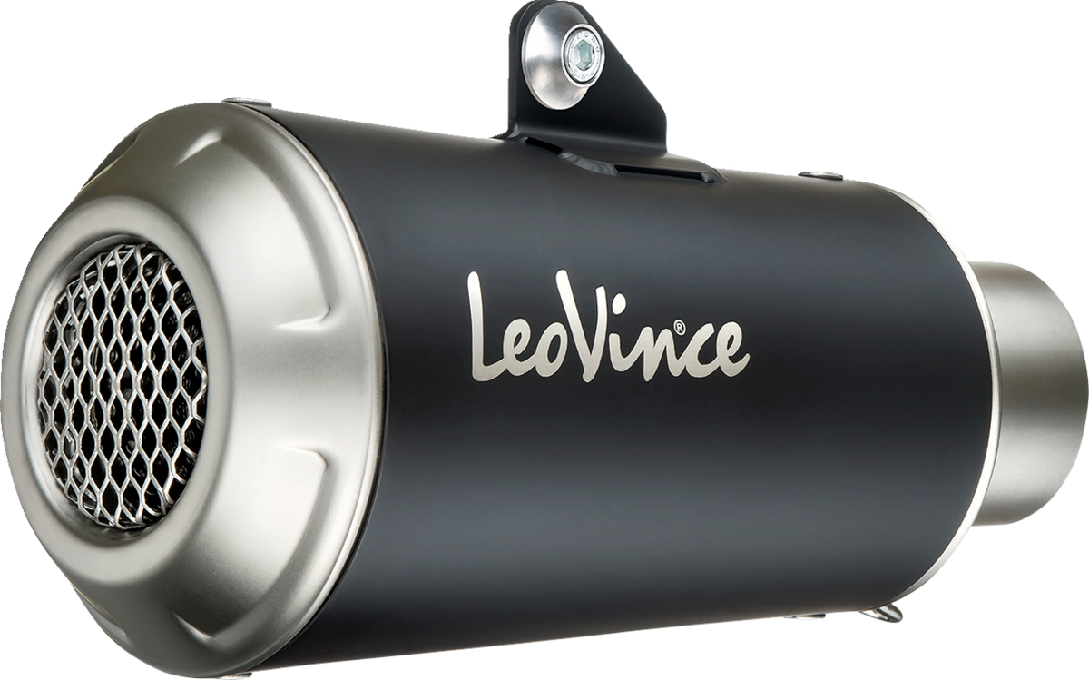 LeoVince LV-10 Slip-On Muffler - Black - 1811-4277