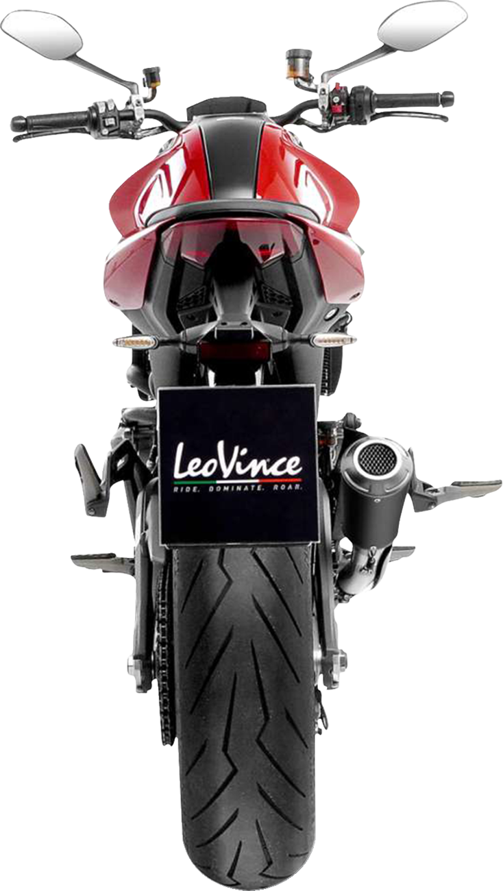 LeoVince LV-10 Slip-On Muffler - Black - 1811-4426 (4)