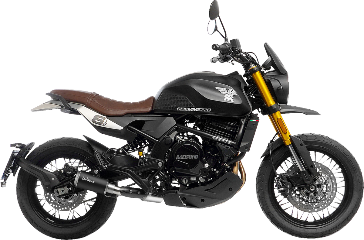 LeoVince LV-10 Slip-On Muffler - Black Stainless Steel