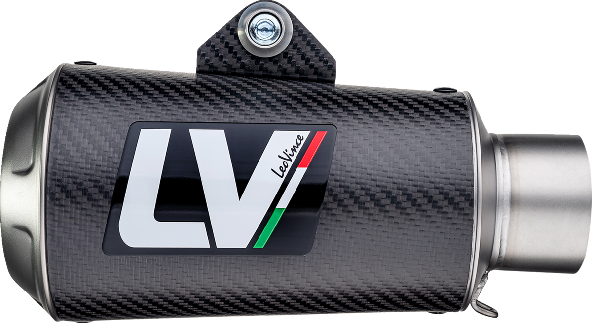 LeoVince LV-10 Slip-On Muffler - Carbon Fiber - 1811-4278
