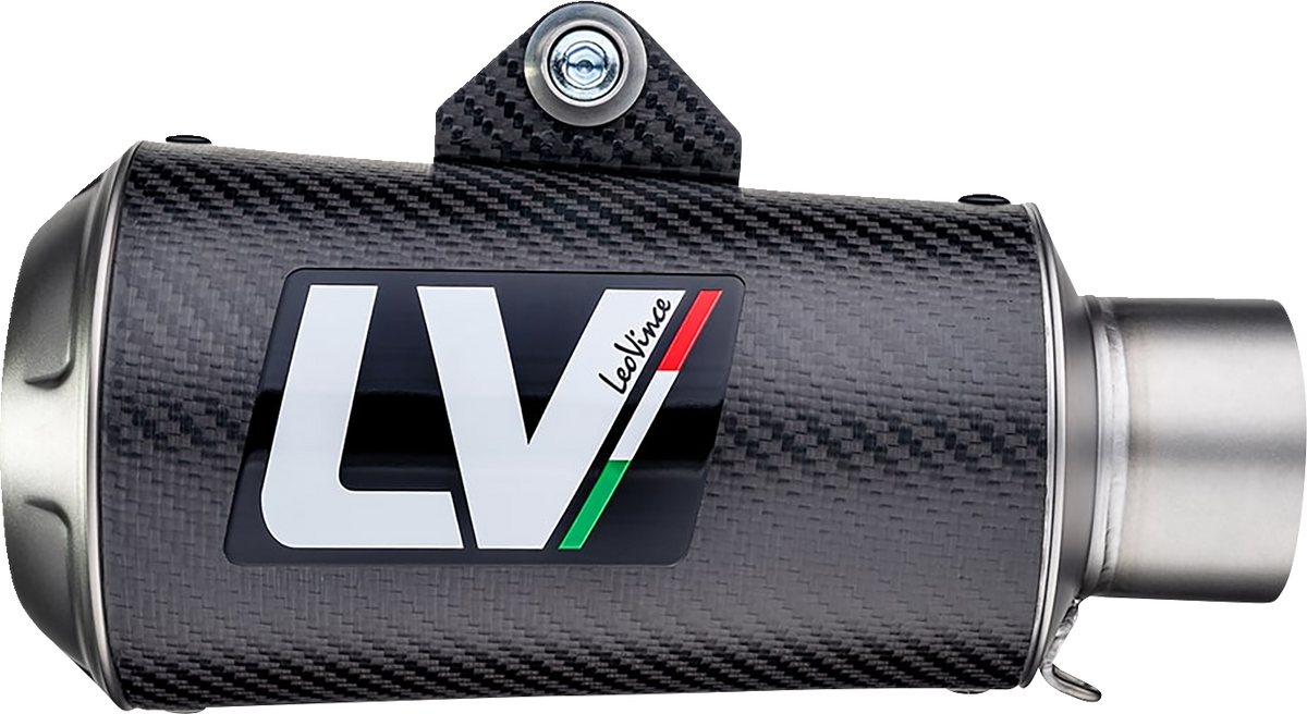 LeoVince LV-10 Slip-On Muffler - Carbon Fiber - 1811-4135