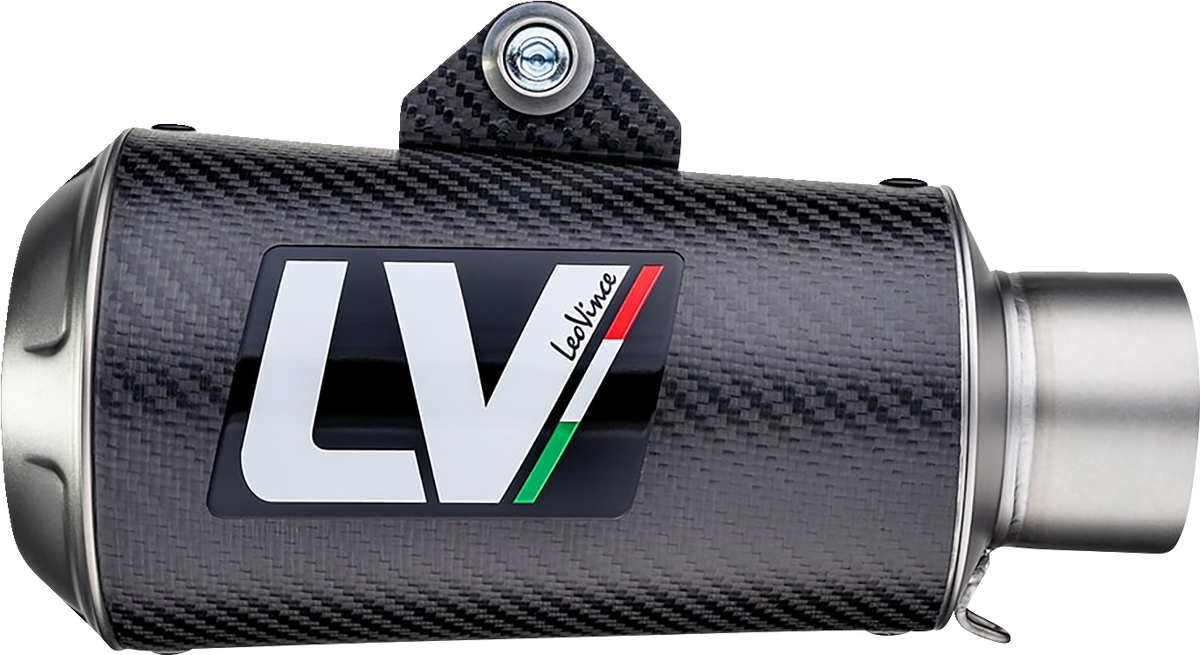LeoVince LV-10 Slip-On Muffler - Carbon Fiber - 1811-4352