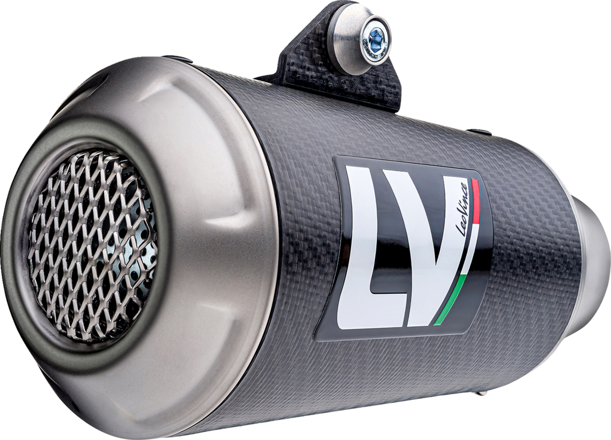 LeoVince LV-10 Slip-On Muffler - Carbon Fiber - 1811-4278 (4)