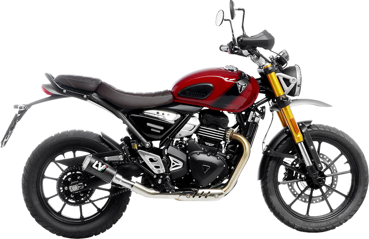 LeoVince LV-10 Slip-On Muffler - Carbon Fiber - Scrambler/Speed 400 (3)