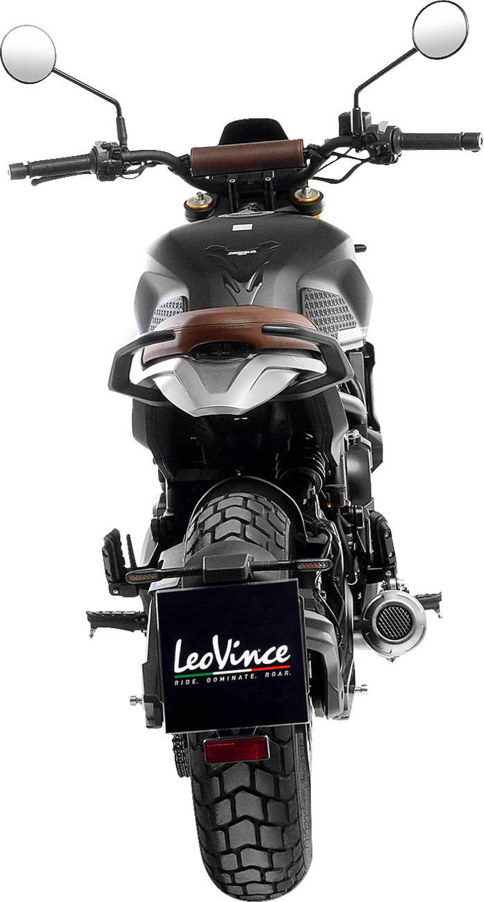 LeoVince LV-10 Slip-On Muffler - Carbon Fiber - Seismmezzo 650 SCR/STR