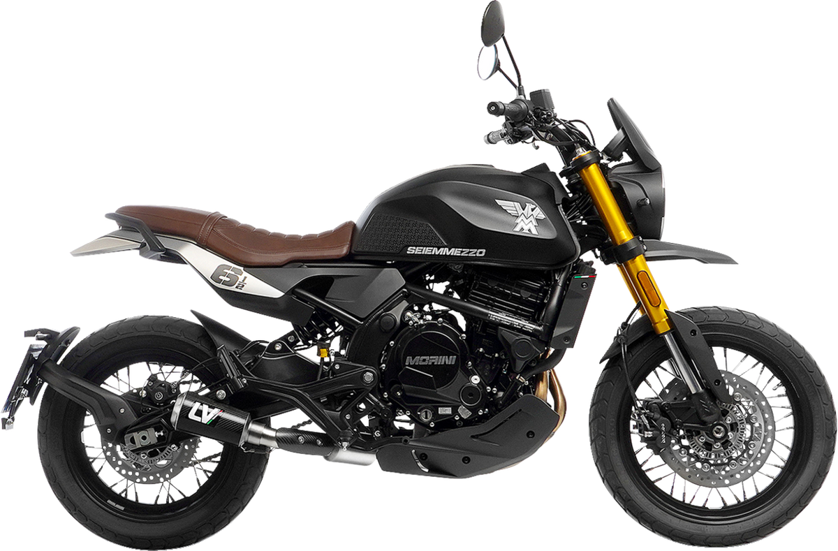 LeoVince LV-10 Slip-On Muffler - Carbon Fiber - Seismmezzo 650 SCR/STR