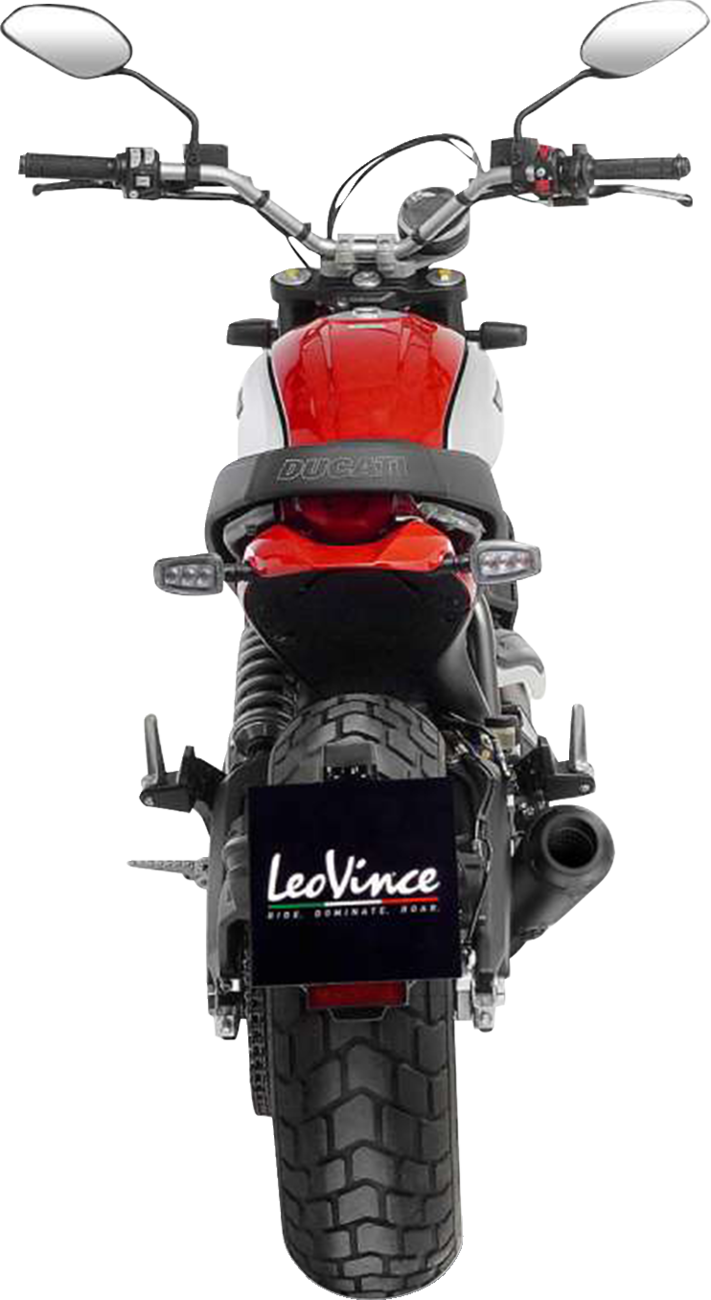 LeoVince LV-10 Slip-On Muffler - Full Black - 1811-4279