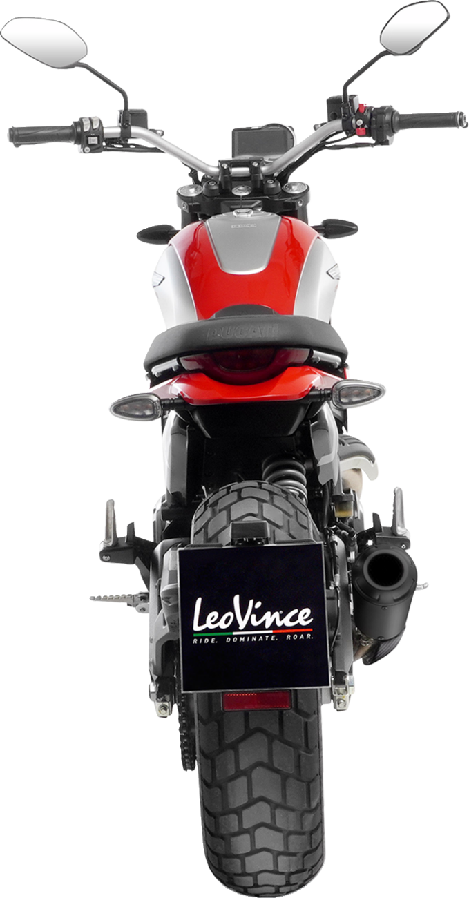 LeoVince LV-10 Slip-On Muffler - Full Black - LV-10 (4)