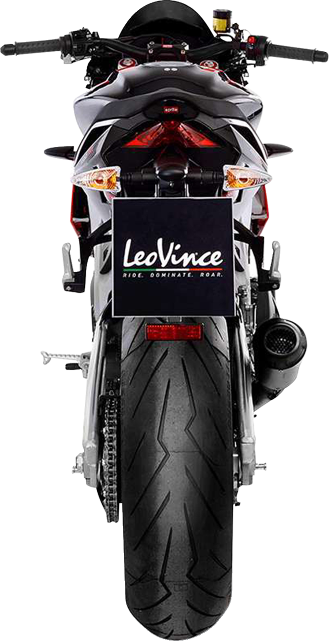 LeoVince LV-10 Slip-On Muffler - Full Black - 1811-4254
