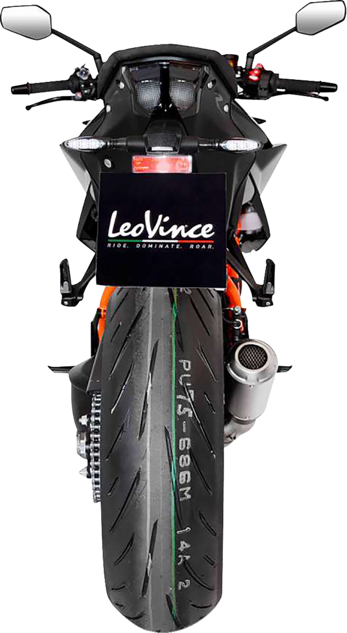 LeoVince LV-10 Slip-On Muffler - Stainless Steel - KTM LV10 (4)