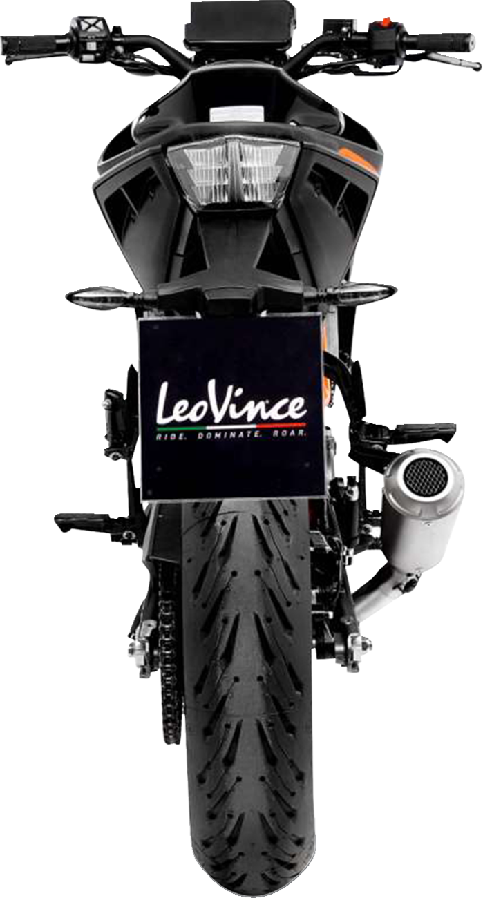 LeoVince LV-10 Slip-On Muffler - Stainless Steel - 1811-4287