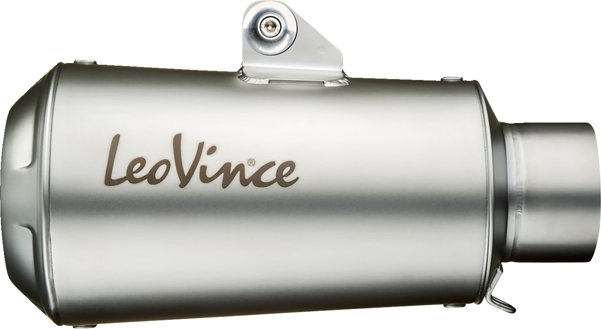 LeoVince LV-10 Slip-On Muffler - Stainless Steel - 1811-4350