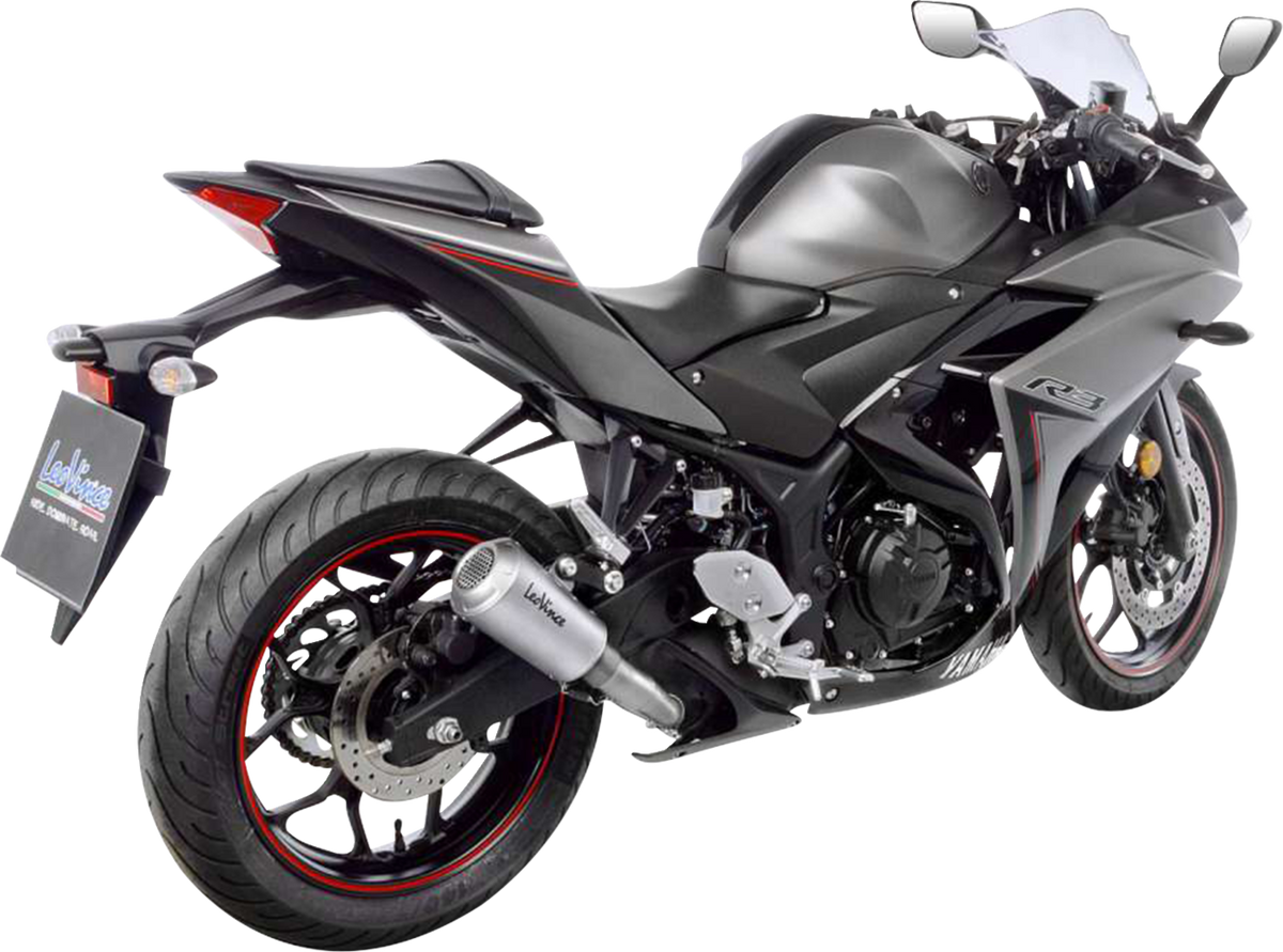 LeoVince LV-10 Slip-On Muffler - YZF-R3 - Stainless Steel (4)