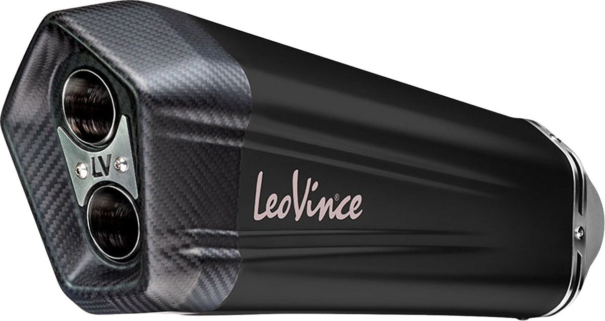 LeoVince LV-12 Black Edition Slip-On Muffler - R1200GS/Adventure