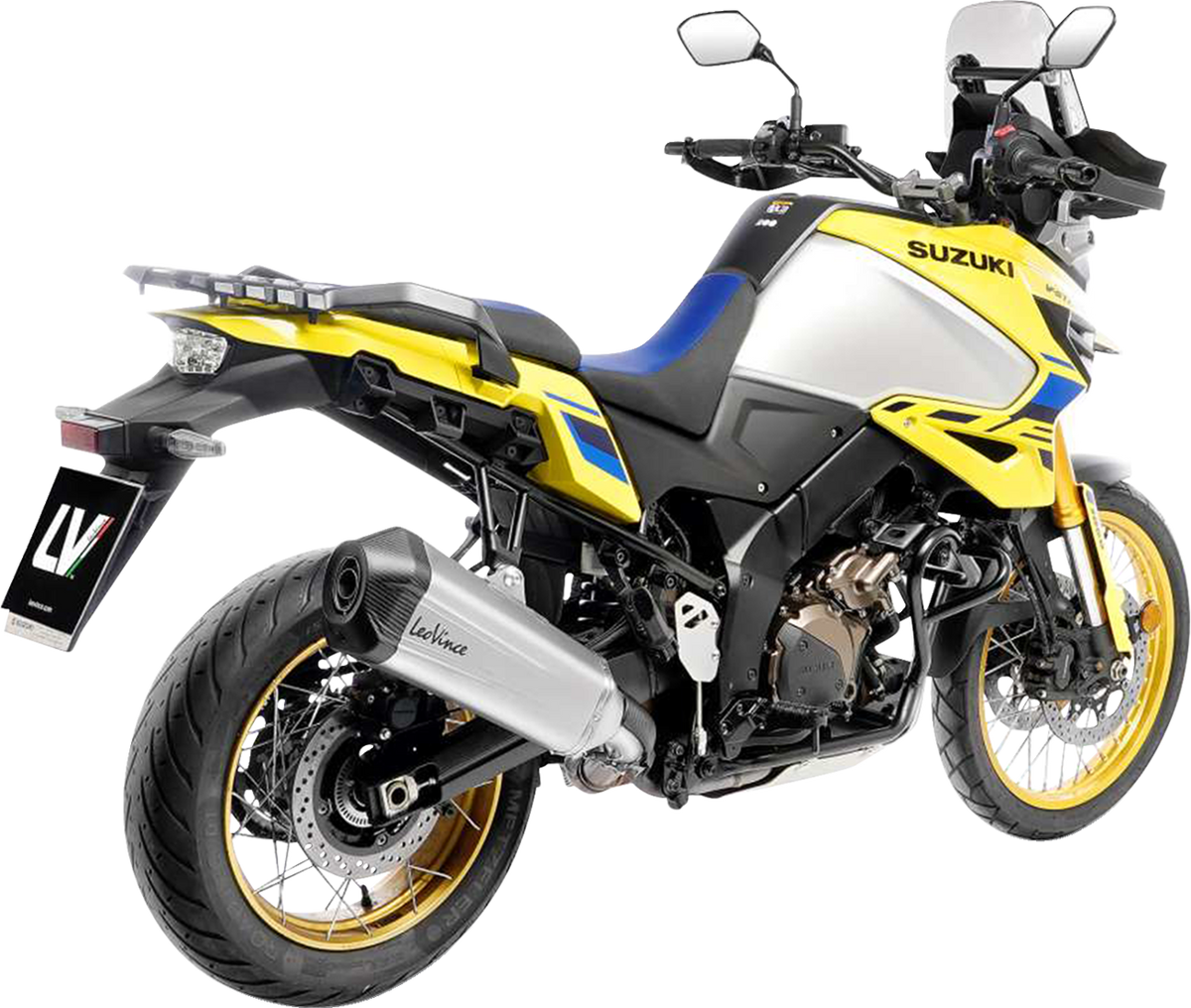 LeoVince LV-12 R Slip-On Muffler - Stainless Steel - V-Strom 1050