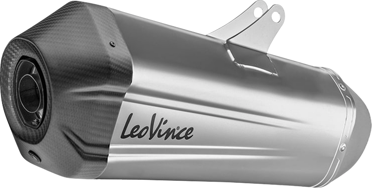 LeoVince LV-12 R Slip-On Muffler - Stainless Steel - V-Strom 1050