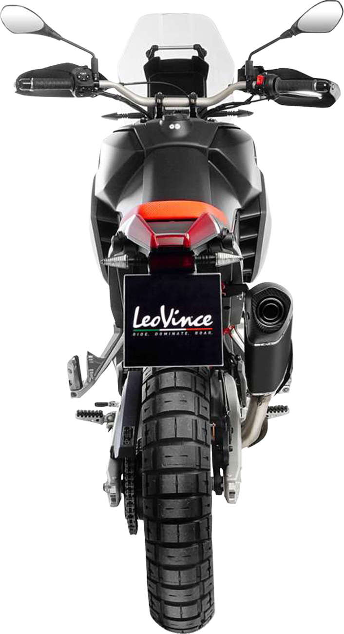 LeoVince LV-14 Black Edition Slip-On Muffler - Aprilia Tuareg 660