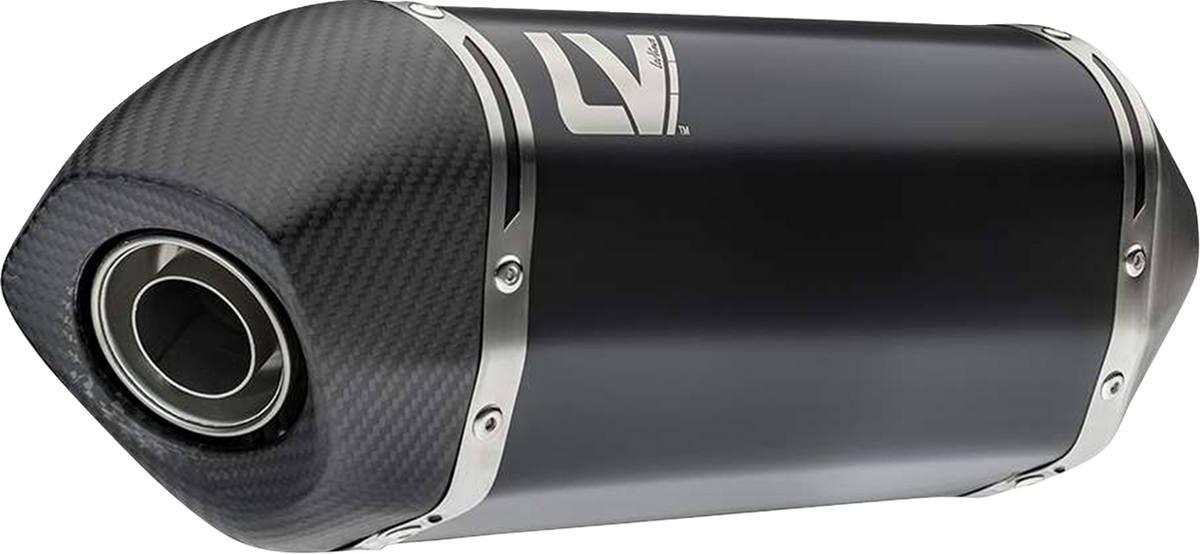 LeoVince LV-14 Black Edition Slip-On Muffler - Aprilia Tuareg 660