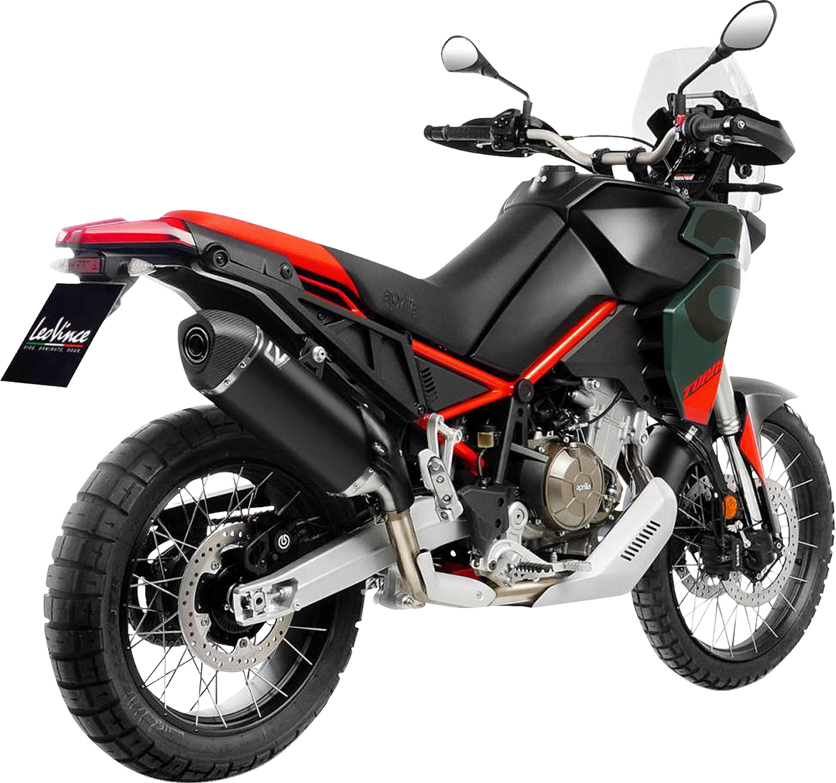 LeoVince LV-14 Black Edition Slip-On Muffler - Aprilia Tuareg 660