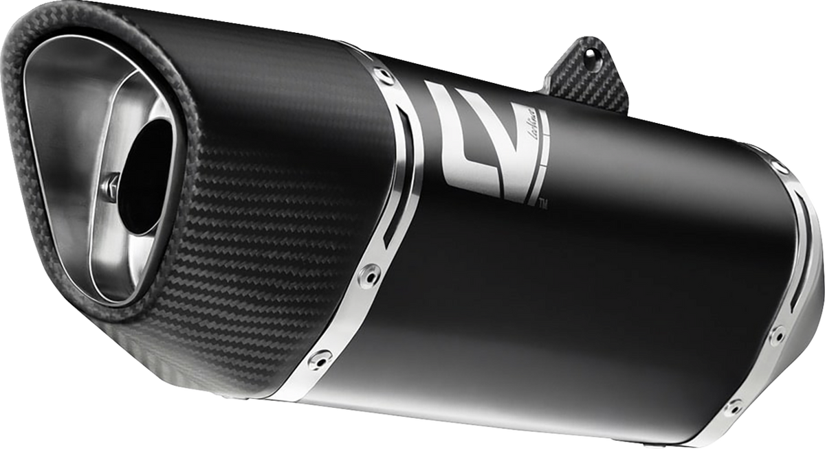 LeoVince LV-14 R Slip-On Muffler - Black Edition - Z/Ninja 400/500