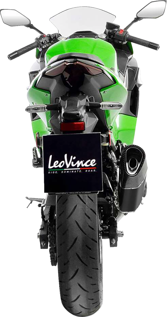 LeoVince LV-14 R Slip-On Muffler - Black Edition - Z/Ninja 400/500