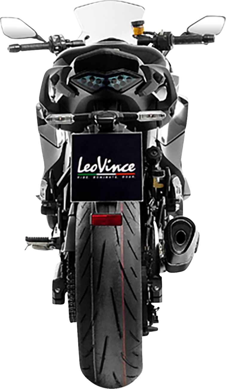 LeoVince LV-14 R Slip-On Muffler - Black - Ninja 1000 SX