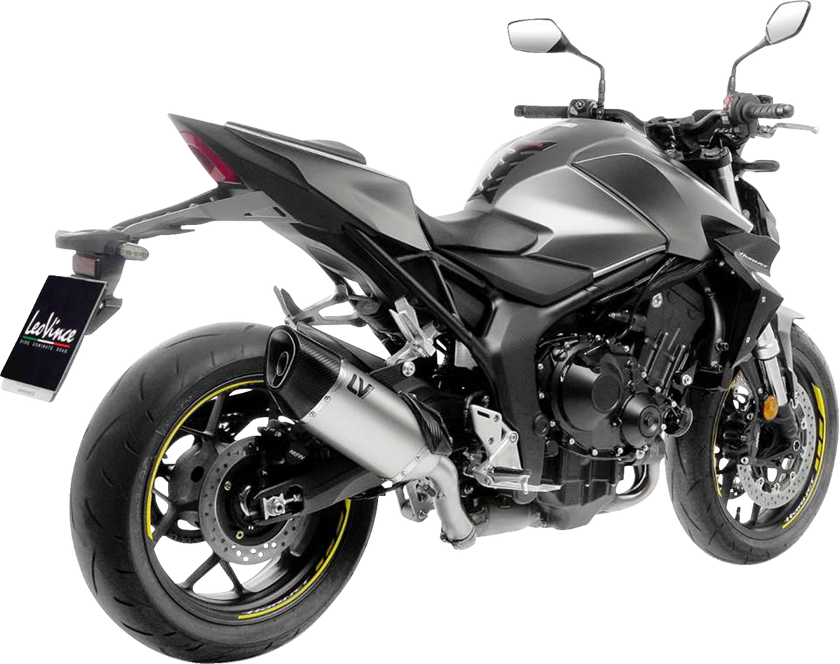 LeoVince LV-14 R Slip-On Muffler - Stainless Steel - Honda CB 1000 Hornet