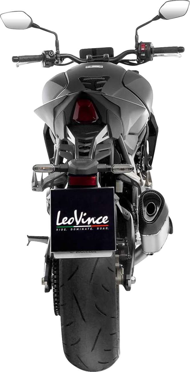 LeoVince LV-14 R Slip-On Muffler - Stainless Steel - Honda CB 1000 Hornet