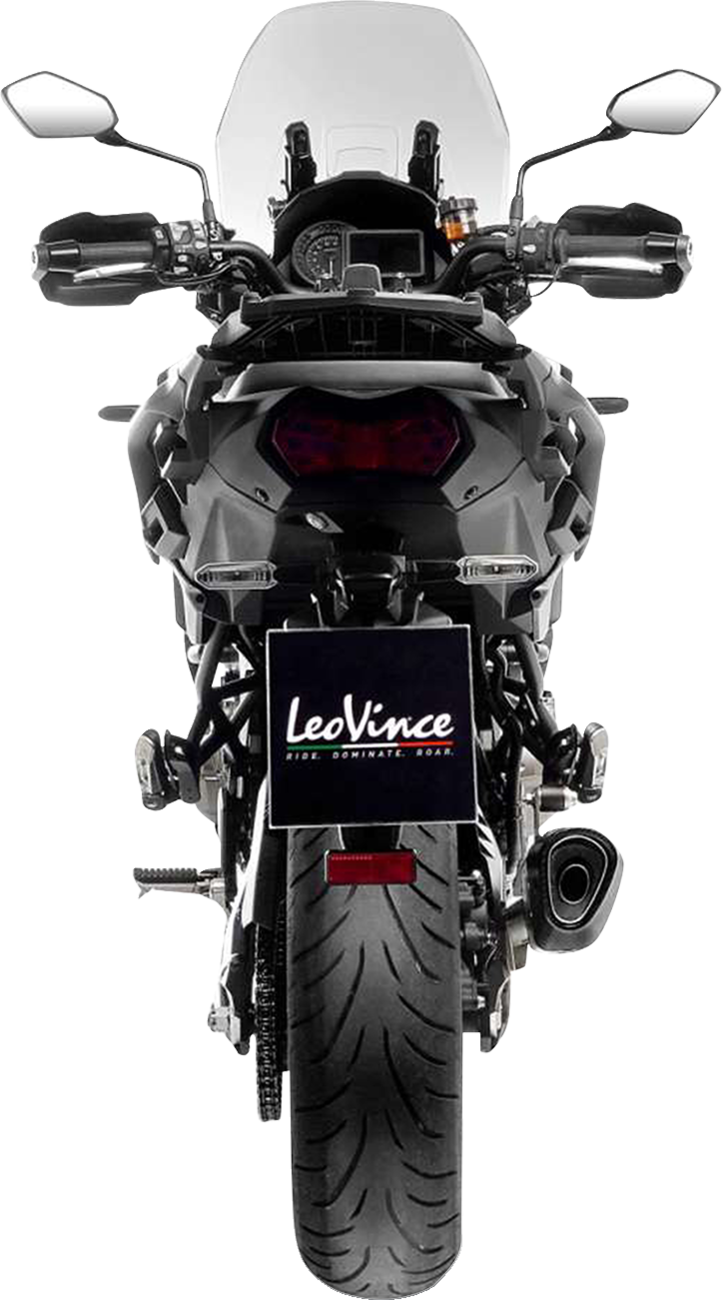 LeoVince LV-14 R Slip-On Muffler - Stainless Steel - Kawasaki Versys 1000