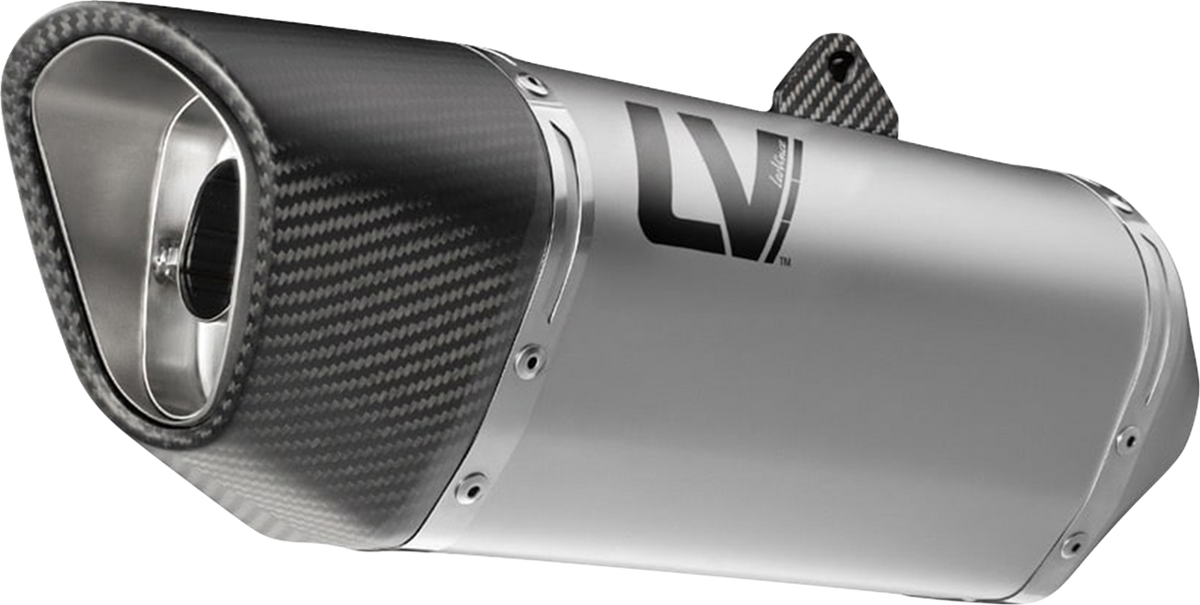LeoVince LV-14 R Slip-On Muffler - Stainless Steel - Kawasaki ZX-6R