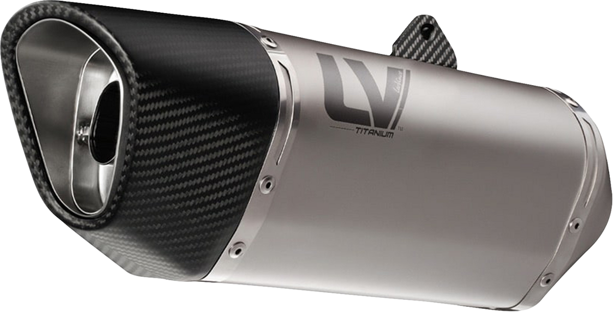 LeoVince LV-14 R Slip-On Muffler - Titanium - Honda CB 1000 Hornet