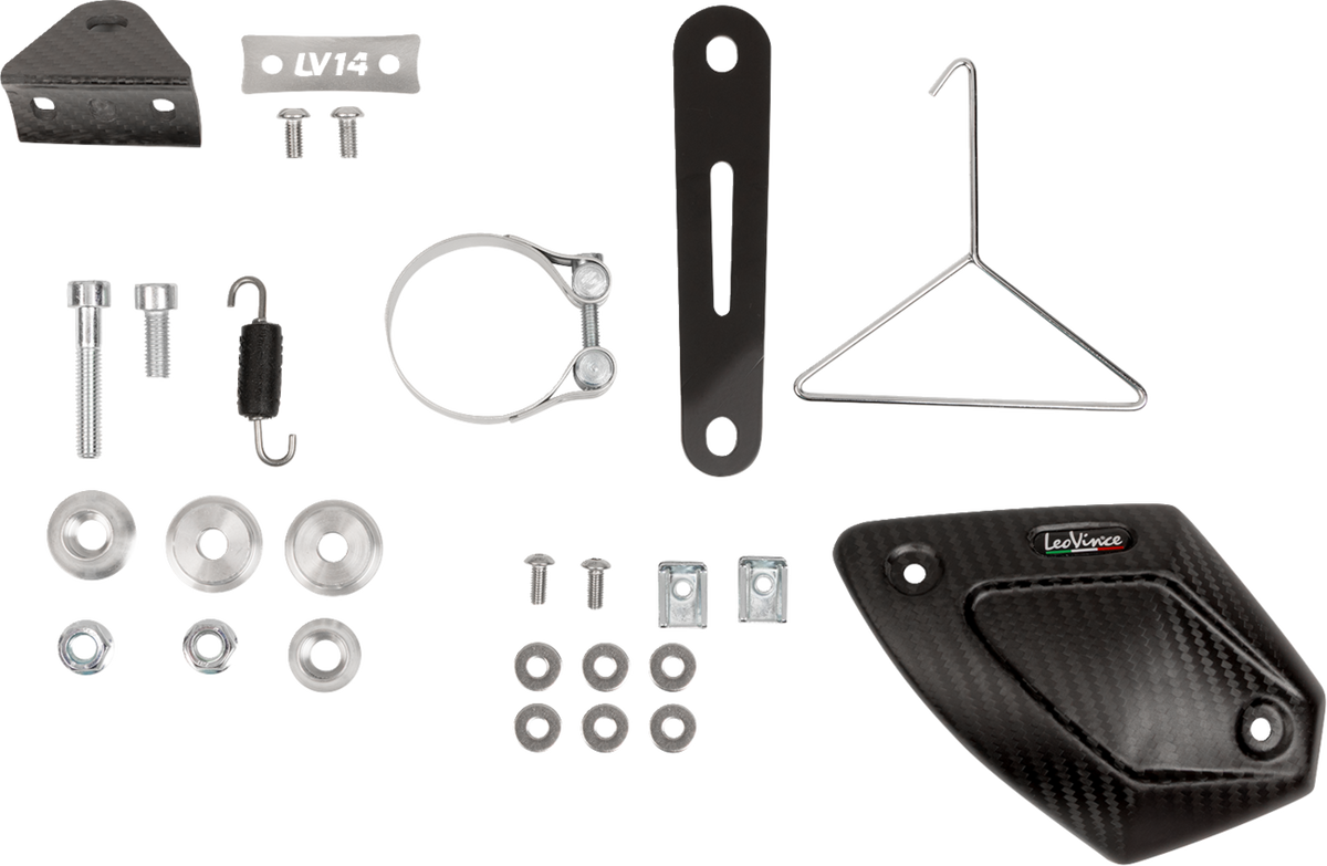 LeoVince LV-14 R Slip-On Muffler - Titanium - Kawasaki Z 900