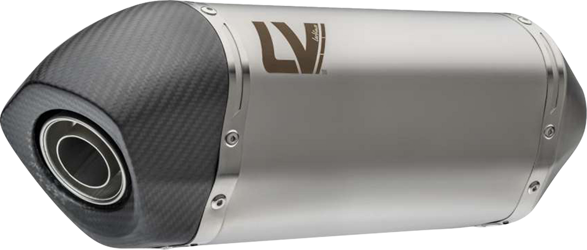 LeoVince LV-14 Slip-On Muffler - Stainless Steel - Aprilia Tuareg 660