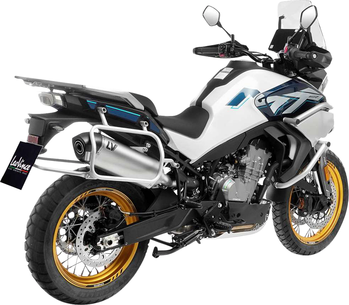 LeoVince LV-14 Slip-On Muffler - Stainless Steel - KTM/CF MOTO 790/800/890/901
