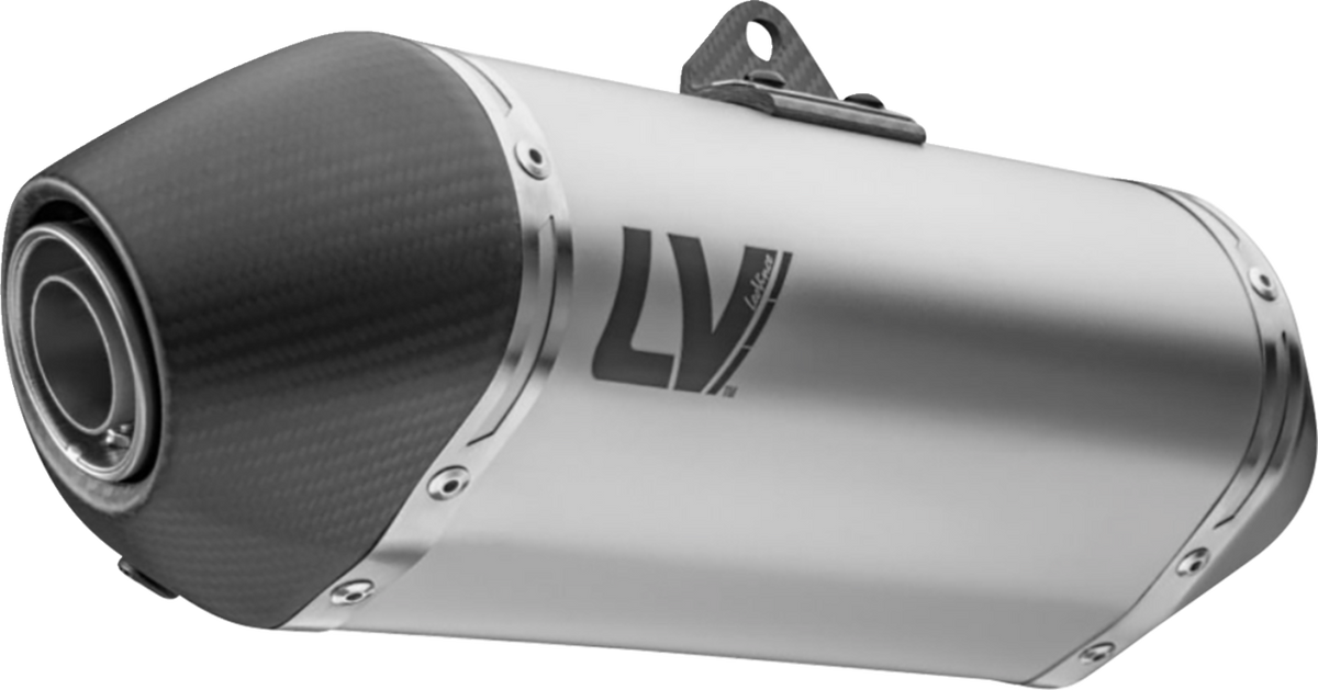 LeoVince LV-14 Slip-On Muffler - Stainless Steel - Tenere 700