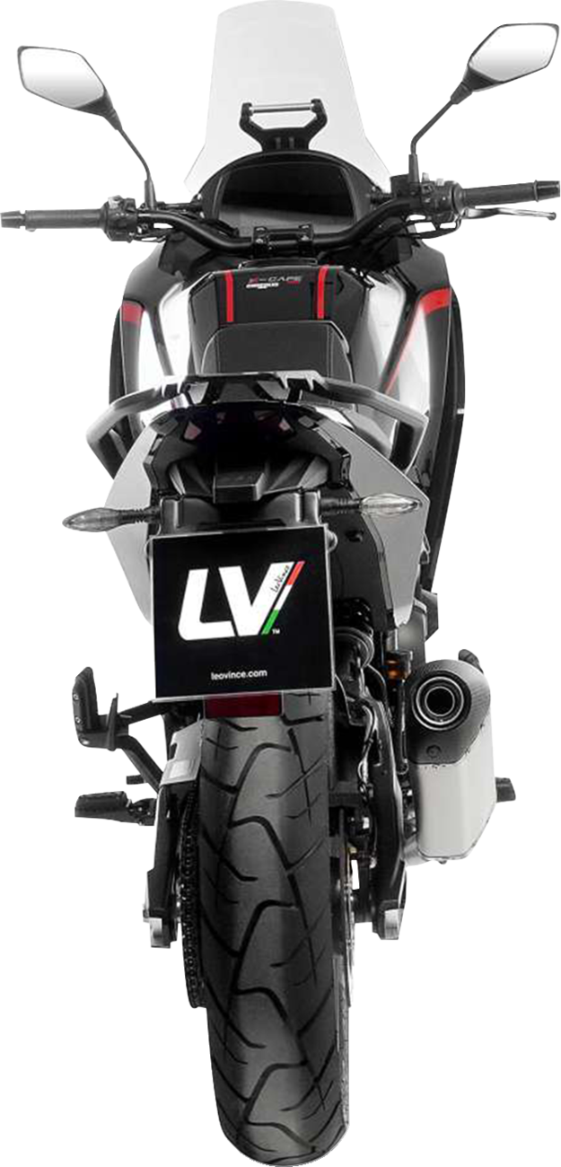 LeoVince LV-14 Slip-On Muffler - Stainless Steel - X-Cape 700