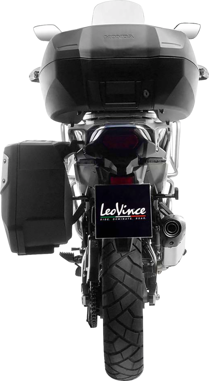 LeoVince LV-14 Slip-On Muffler - Stainless Steel - XL 750 Transalp (4)