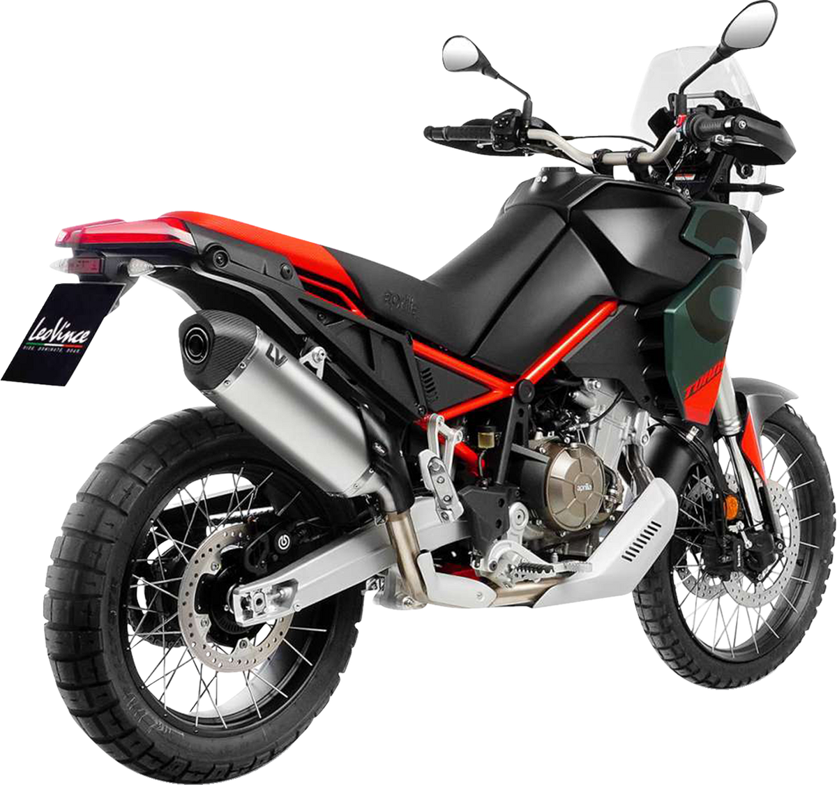 LeoVince LV-14 Slip-On Muffler - Titanium - Aprilia Tuareg 660