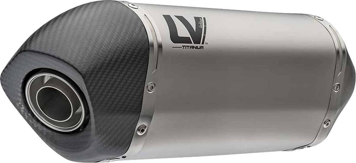 LeoVince LV-14 Slip-On Muffler - Titanium - Aprilia Tuareg 660