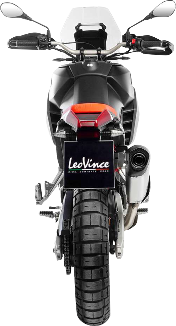 LeoVince LV-14 Slip-On Muffler - Titanium - Aprilia Tuareg 660