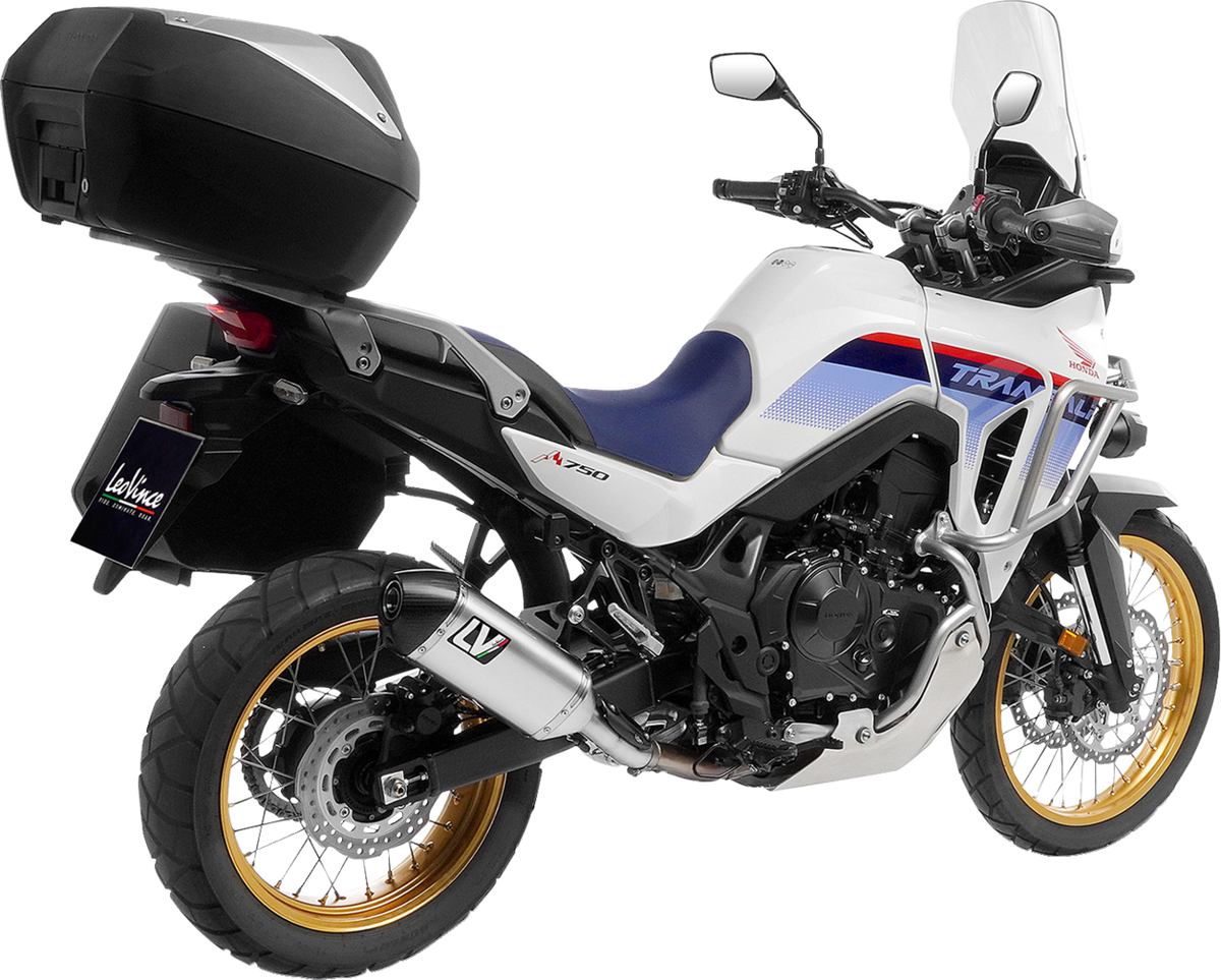 LeoVince LV-14 Slip-On Muffler - Titanium - Honda XL 750 Transalp