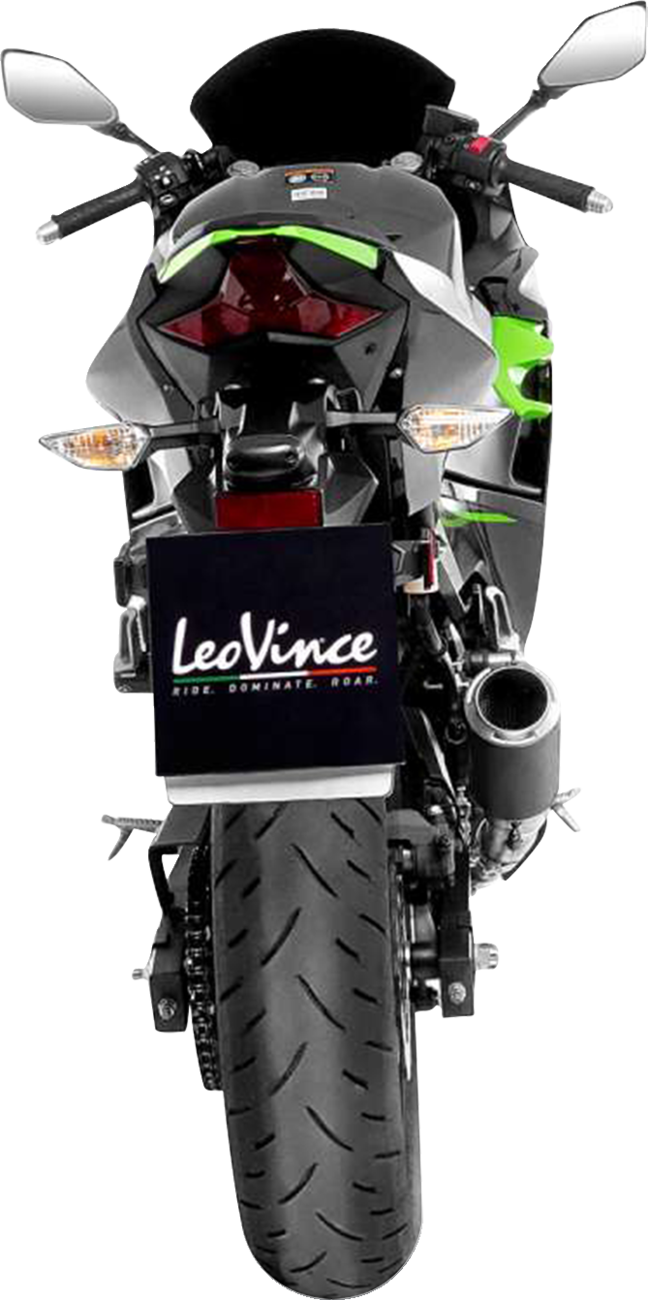 LeoVince LV Corsa Muffler - Carbon Fiber - Ninja 400