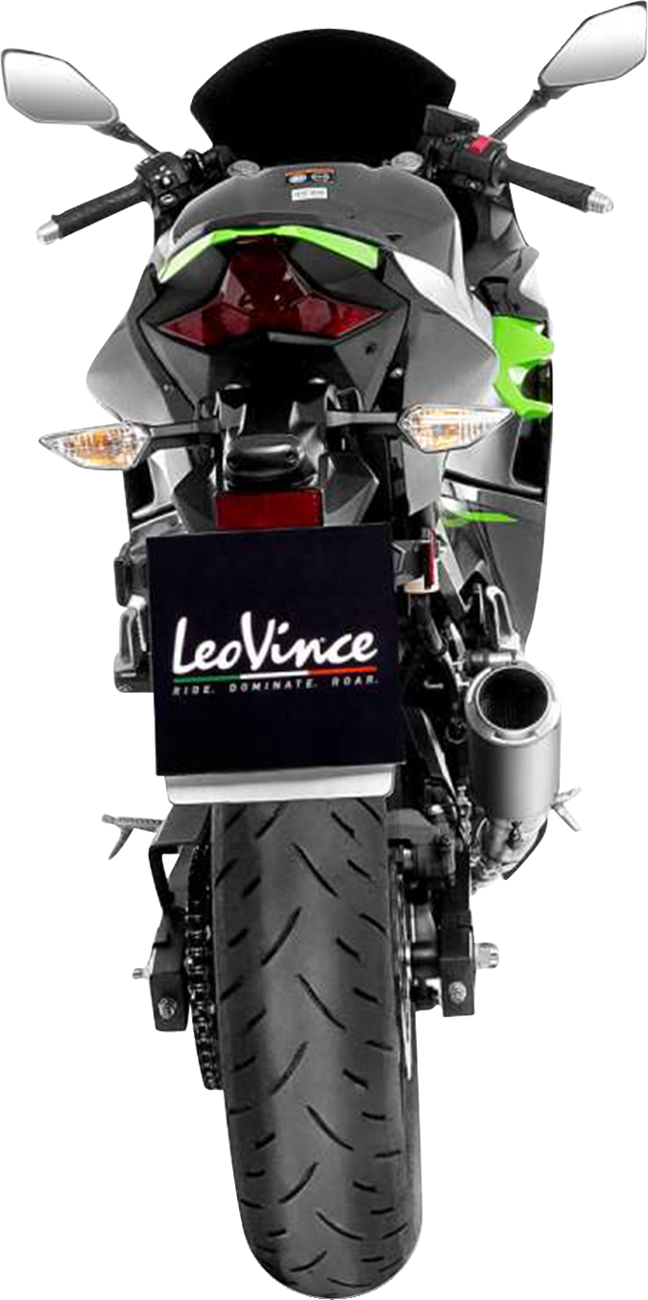LeoVince LV Corsa Muffler - Titanium - Ninja 400