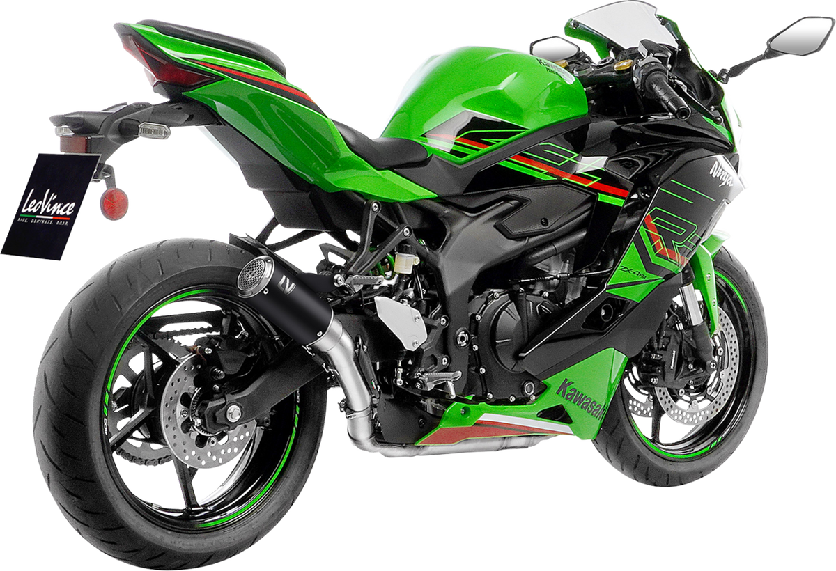 LeoVince LV Corsa S Black Edition Slip-On Muffler - Kawasaki ZX-4R/RR (2)