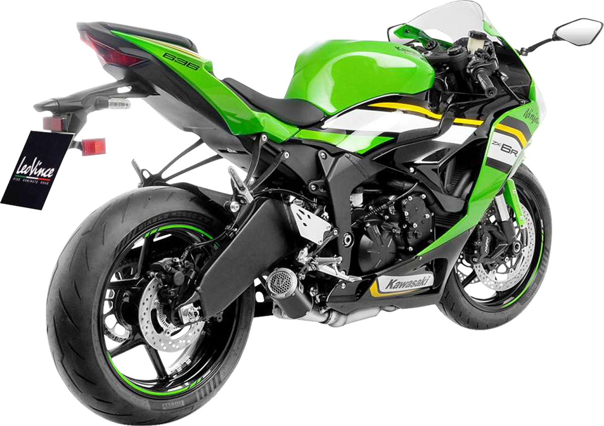 LeoVince LV Corsa S Black Edition Slip-On Muffler - Kawasaki ZX-6R (3)