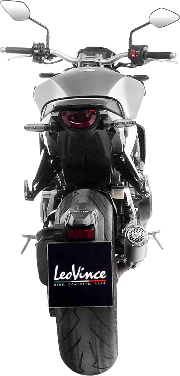LeoVince LV Corsa S Slip-On Muffler - Titanium - Honda CB 1000 R