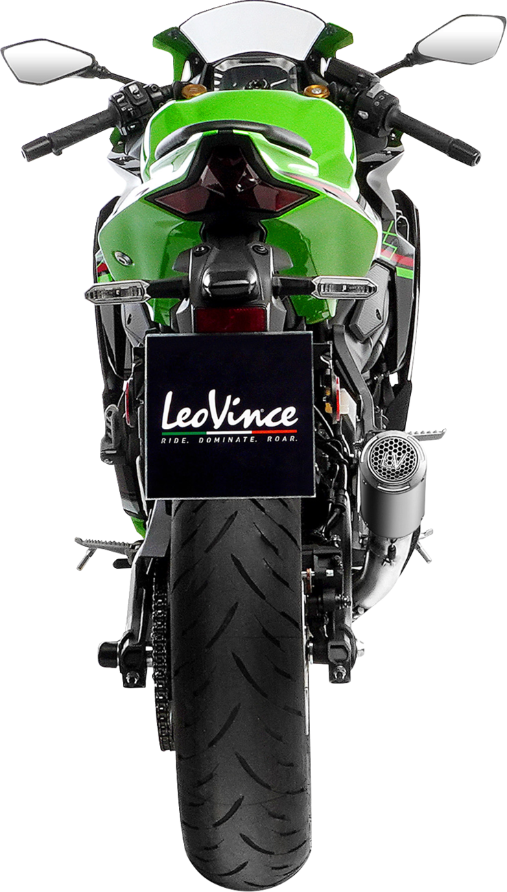 LeoVince LV Corsa S Slip-On Muffler - Titanium - Kawasaki ZX-4R/RR (3)
